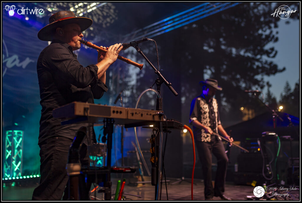 Dirtwire perform at The Hangar Taproom and Bottle Shop in Lake Tahoe. 2026. Photo: Larry Sabo