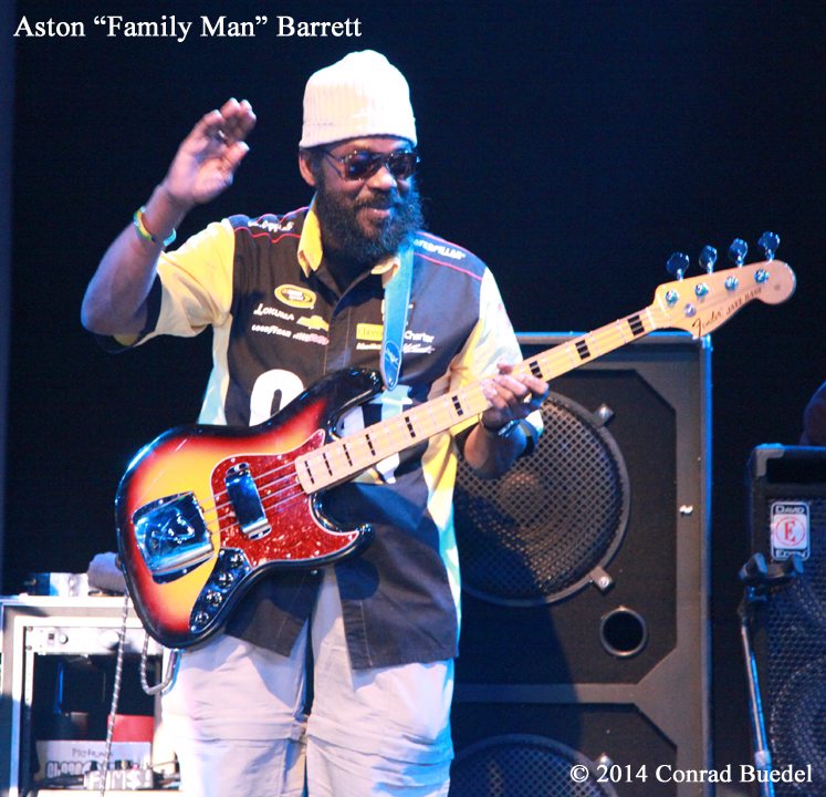 Anton "Family Man" Farrett and the Wailers play April 4 at Harrah's Lake Tahoe. The photos which accompany this story are from the Wailers' February 2014 show at Harrah's.