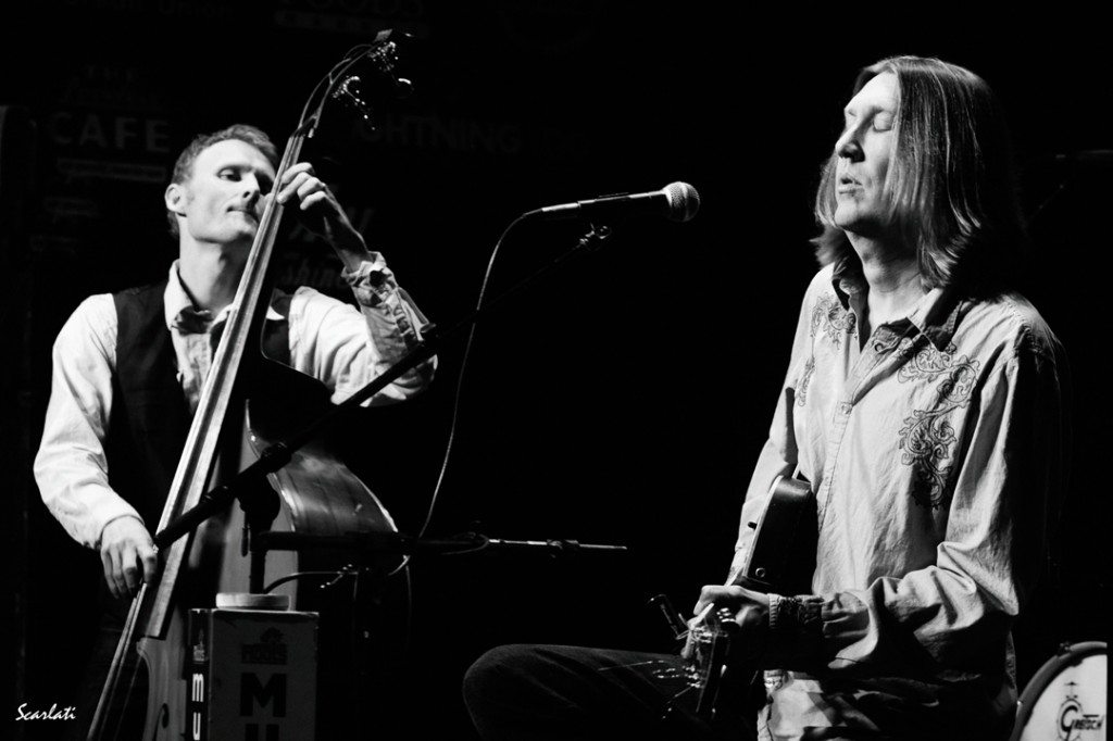 The Wood Brothers, Chris, left, and Oliver perform Jan. 18 at the Cargo in Reno. Photo by Anthony Scarlati