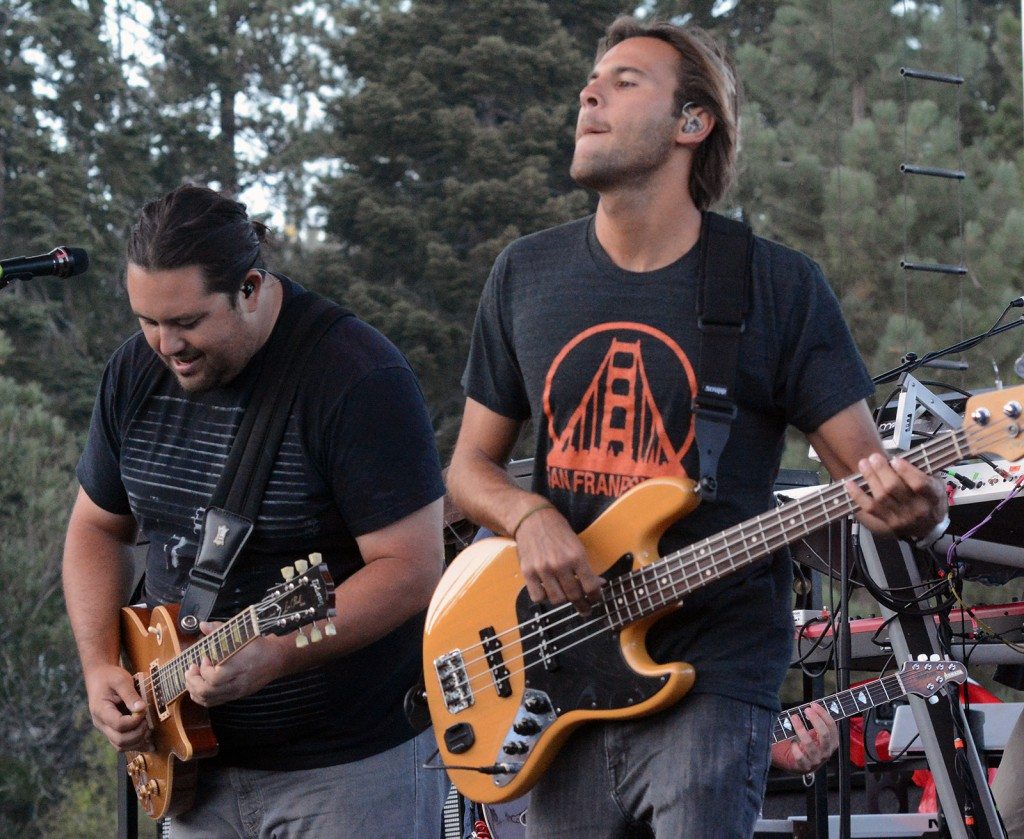 Pueschel and bass player Adam Taylor. Tim Parsons/ Tahoe Onstage