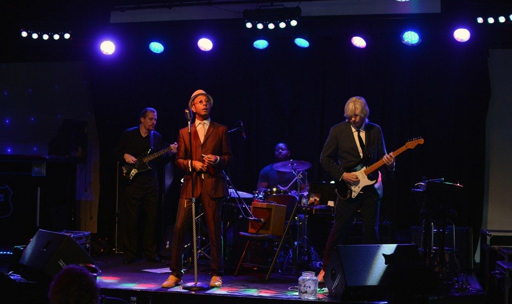 From left, Heine Andersen, the Reverend Shawn Amos, Rodd Bland and Chris Roberts. Tim Parsons /Tahoe Onstage