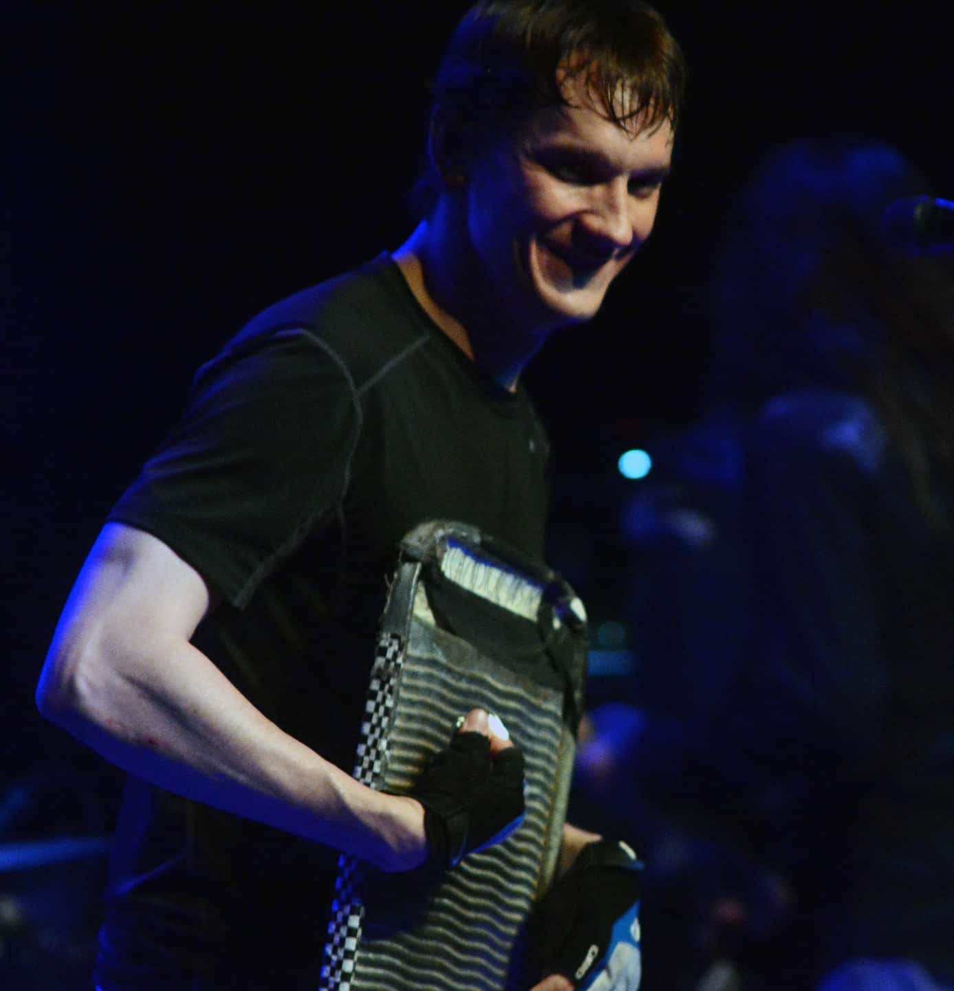 Cody Dickinson on the washboard. Tim Parsons / Tahoe Onstage