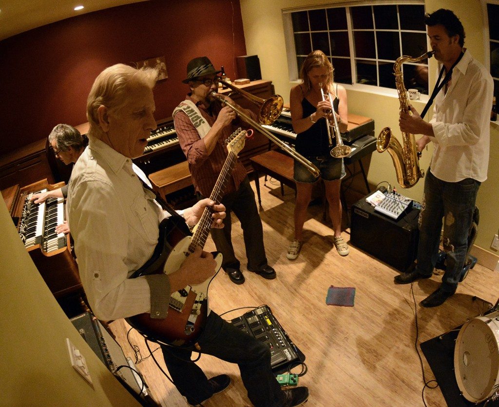 Groove Foundry works out a new song at a rehearsal in Kings Beach. Tim Parsons / Tahoe Onstage