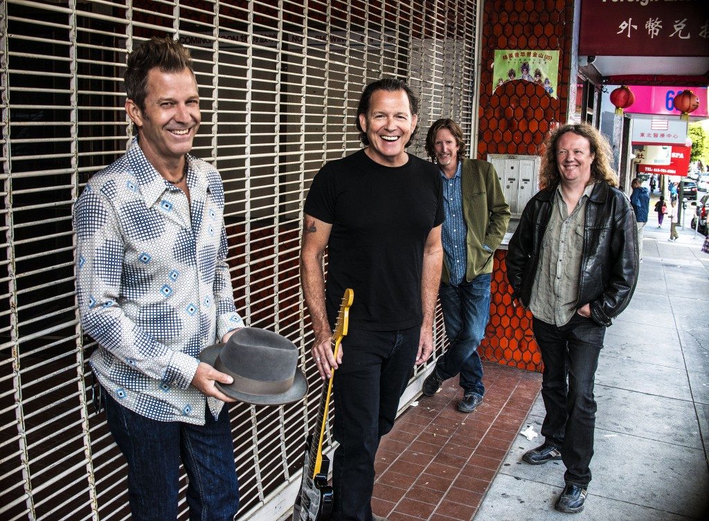 Tommy Castro and the Painkillers are, from left, Randy McDonald, Tommy Castro and new guys Bowen Brown and Michael Emerson. Photo by Victoria Smith 