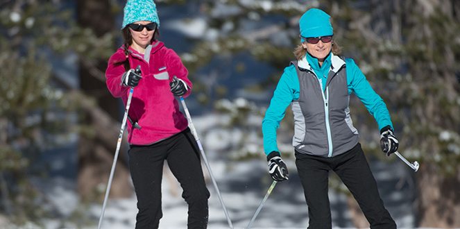 Debbi Waldear, right, has been at the Kirkwood Cross Country and Snowshoe Center for nearly 30 years.