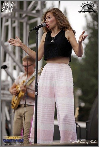 Rachel Price and Lake Street Dive performed for the first time last summer at the High Sierra Music Festival. On Sunday, the band debuts in Reno, playing at Cargo. Tahoe Onstage photo by Larry Sabo