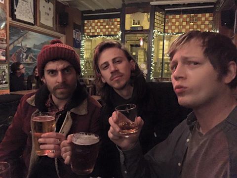 The Stone Foxes posted this on Facebook: "We made it! But before we play, first things first...a pint at the Pig and Fiddle in Bath with Stos Goneos of Bite The Buffalo. Cheers!"