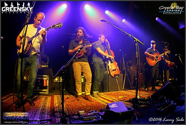 Greensky Bluegrass performs Nov. 4 before a sold-out Crystal Bay Casino Crown Room. Tahoe Onstage photos by Larry Sabo