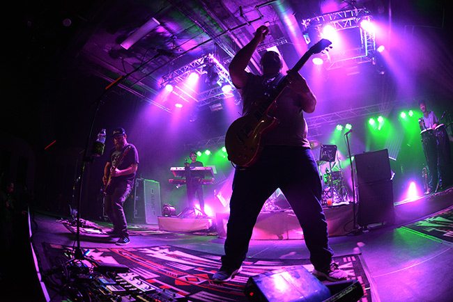 Iration lights up the Cargo Concert Hall on a colorful January night in Reno. Tahoe Onstage photo by Tim Parsons