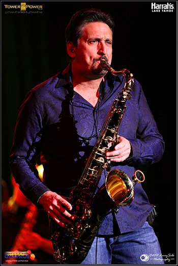 Sax man Tom Politzer of Tower of Power.