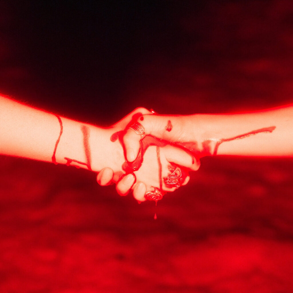 Reno, Nevada band Worm Shot - Blood Sisters album cover